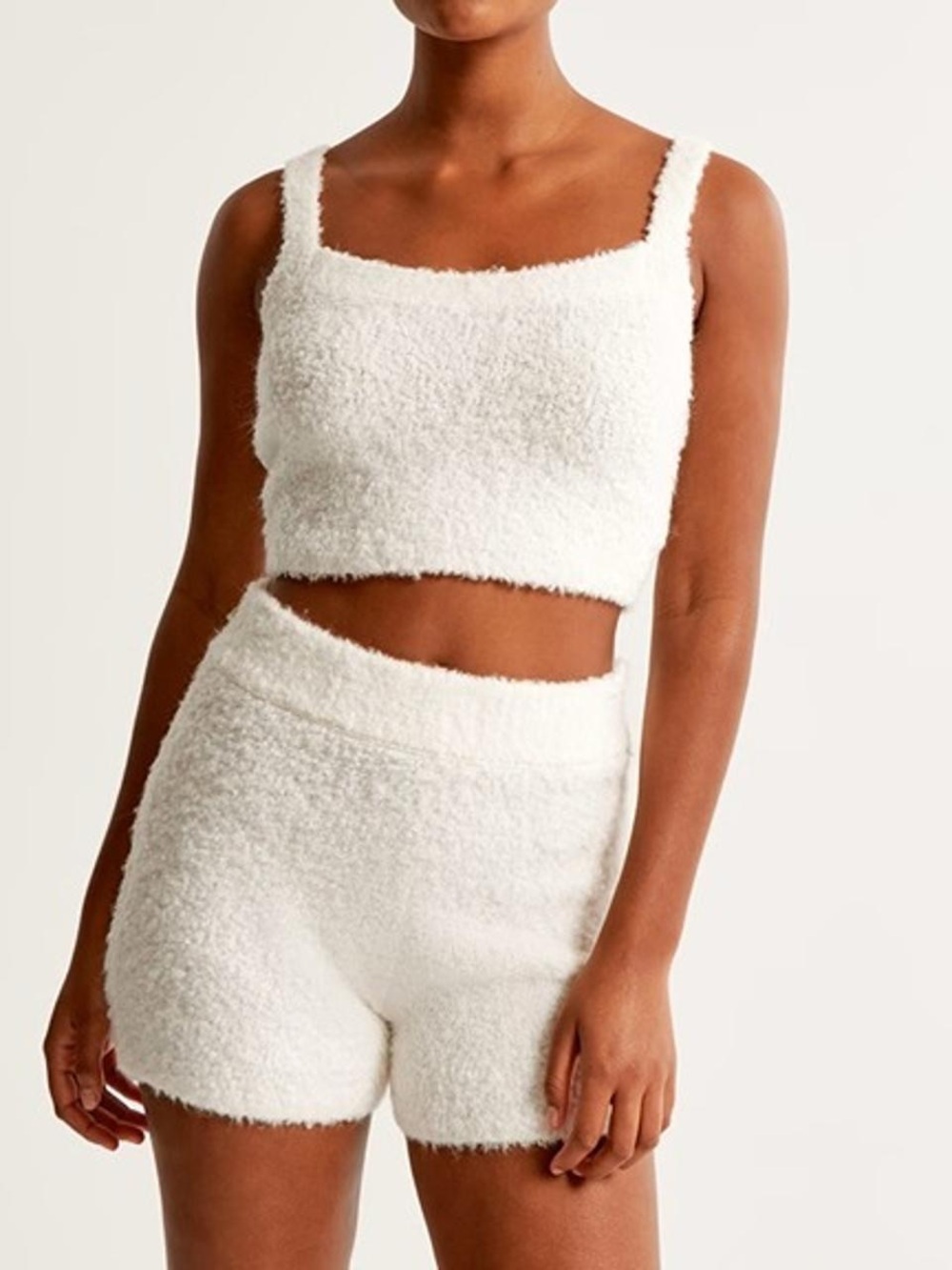 NWT Abercrombie & Fitch Lounge Boucle Tank and Sweater Shorts